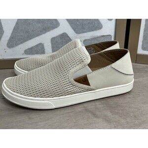 Olukai Pehuea Women Slip-On Shoes Sneakers loafers flats Sz 8 Eu 38 Tapa